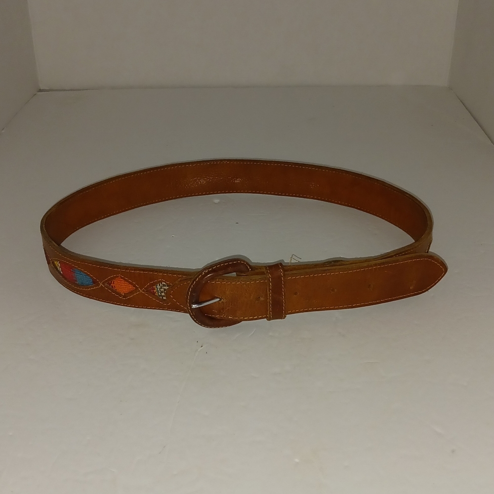 Leather Belt made in Guatamala - Size 32